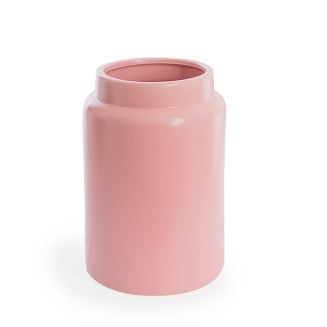 Vase Ceramic Matte Pink