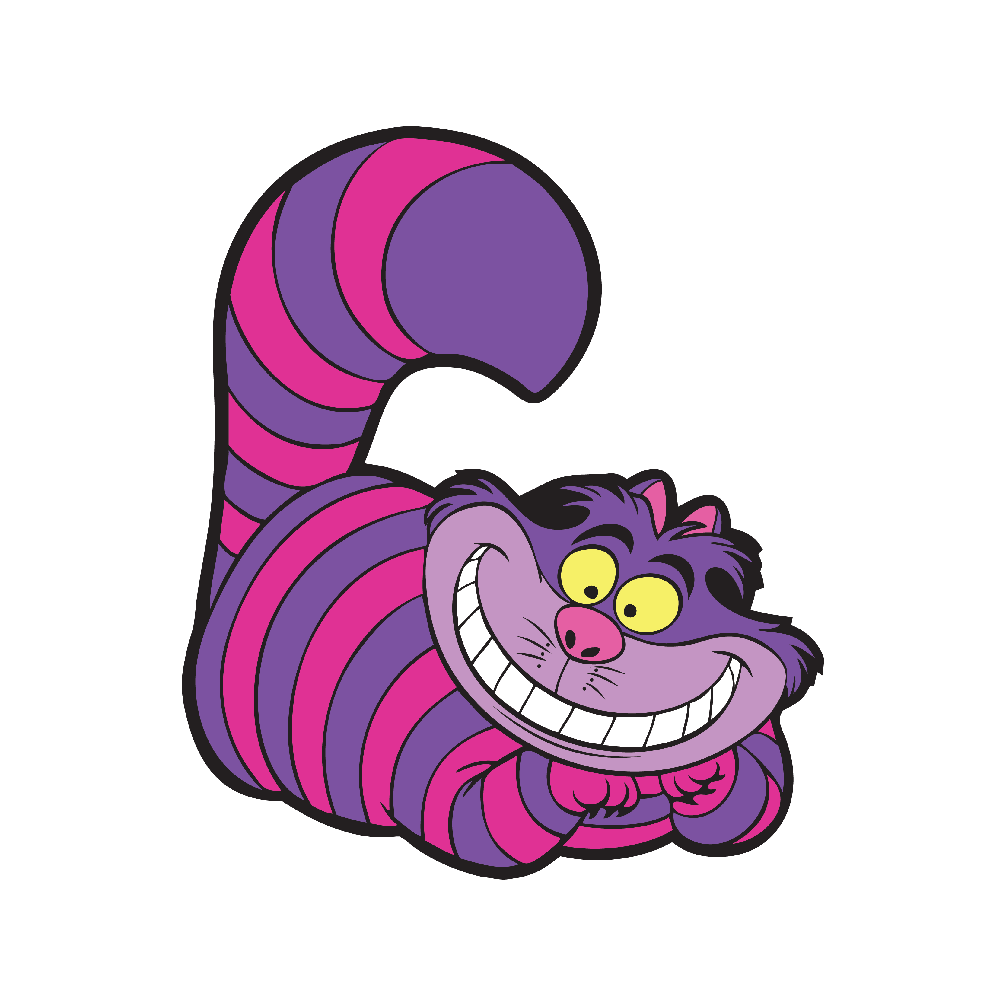 Cutout Cheshire Cat