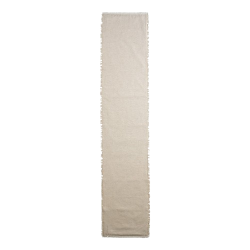 Beige Cotton Table Runner