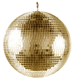 Mirror Ball GOLD 30cm