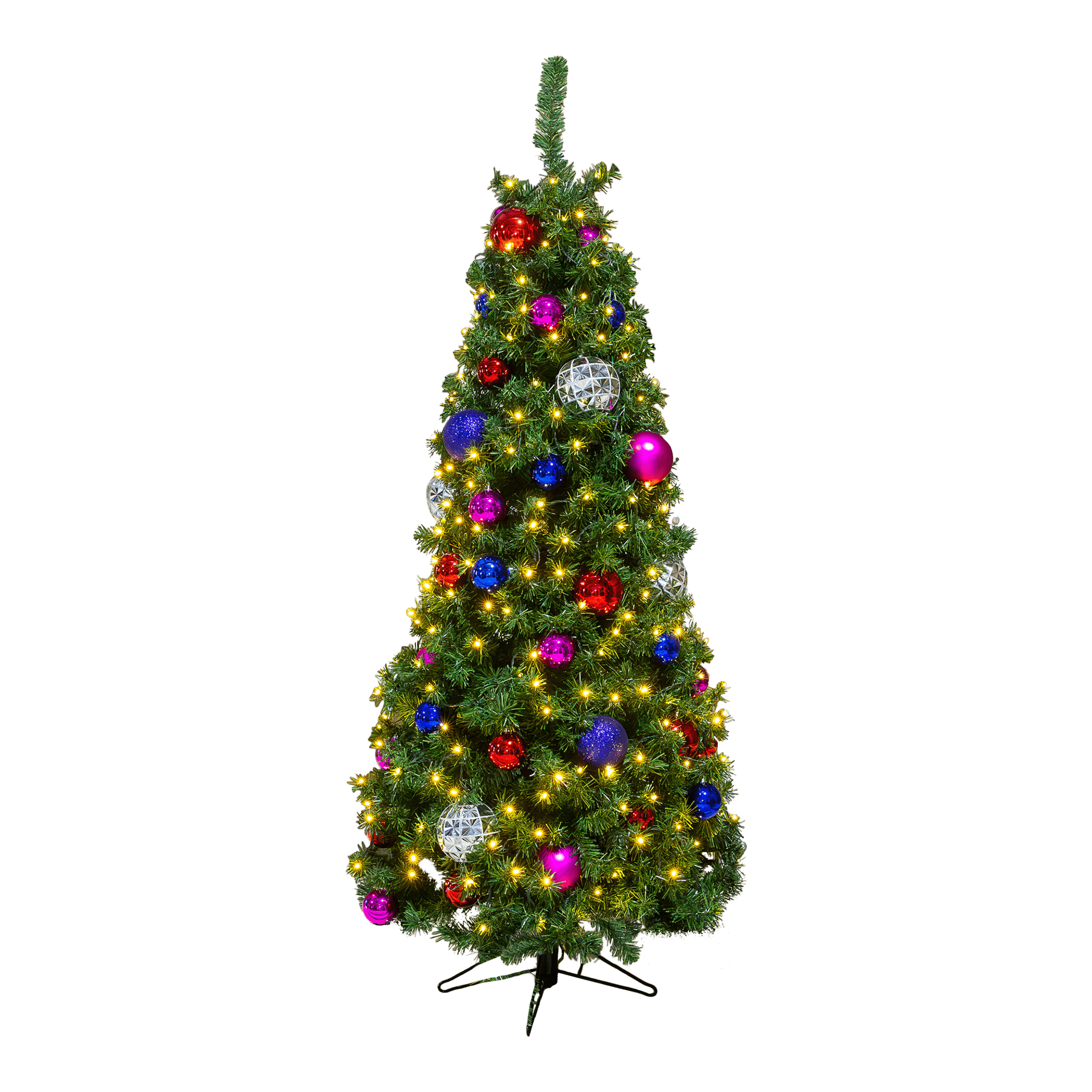 Tree Christmas RIVERSIDE (Purple/Blue/Red/Pink/Silver)