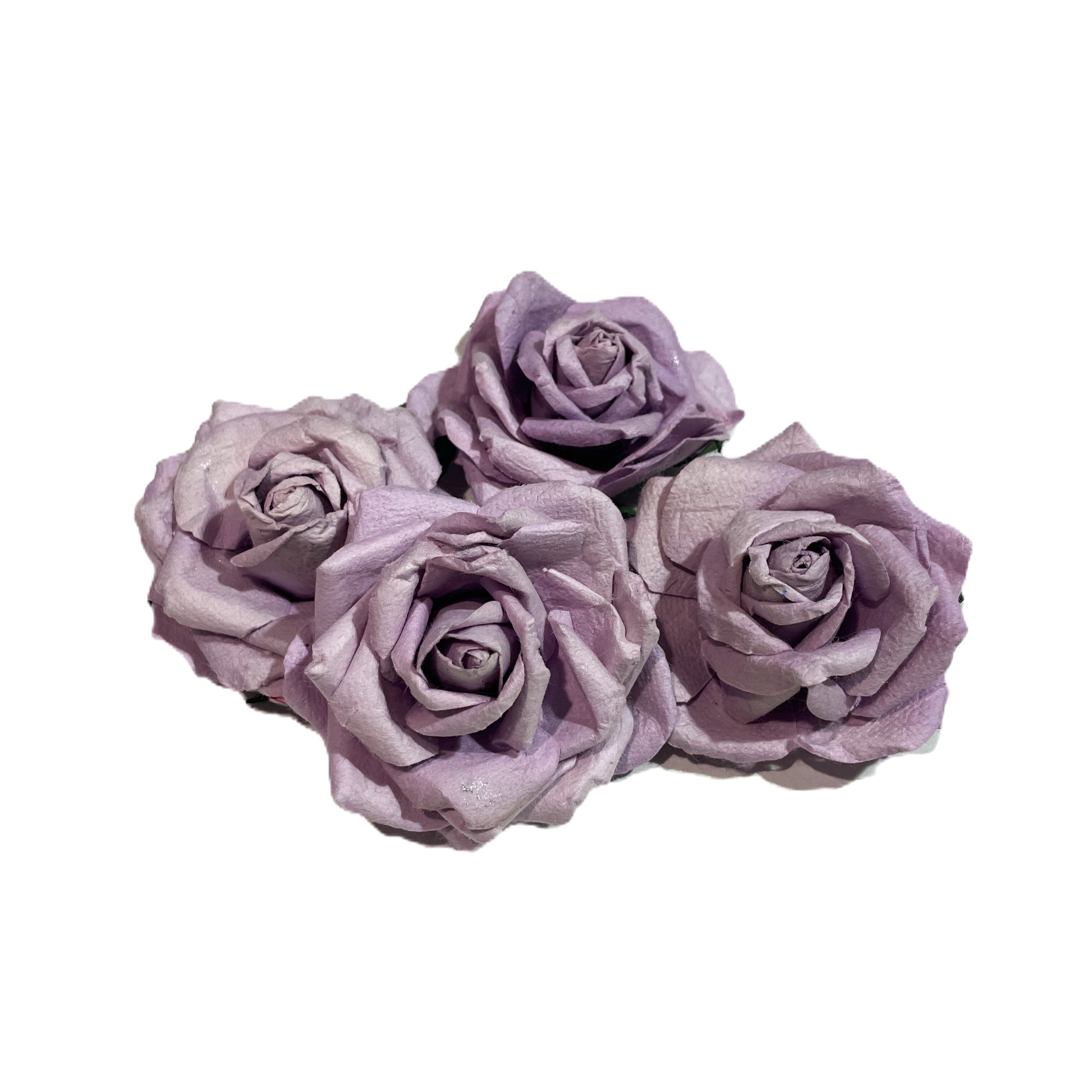 Floral Rose Paper Pale Purple