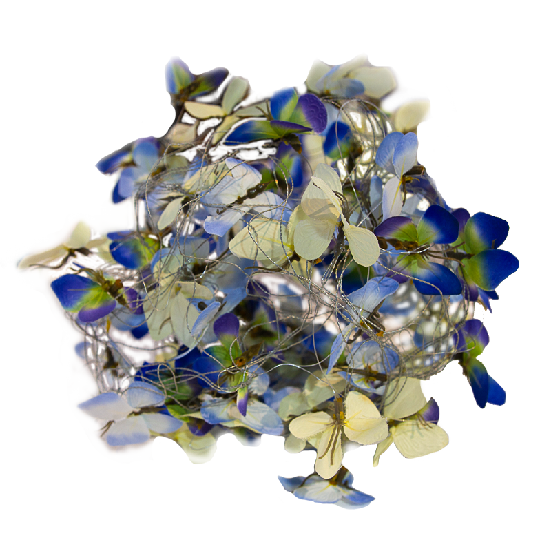 Butterfly Ball Metal Wire Blue