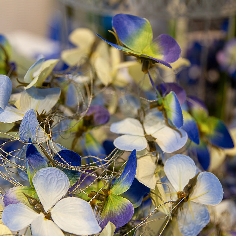 Butterfly Ball Metal Wire Blue