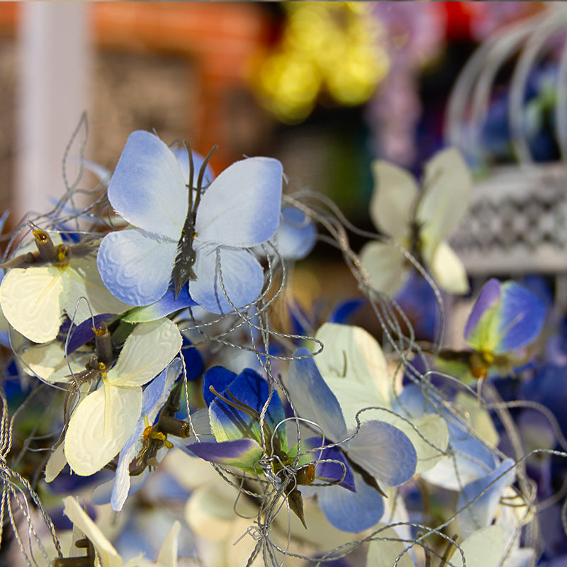Butterfly Ball Metal Wire Blue