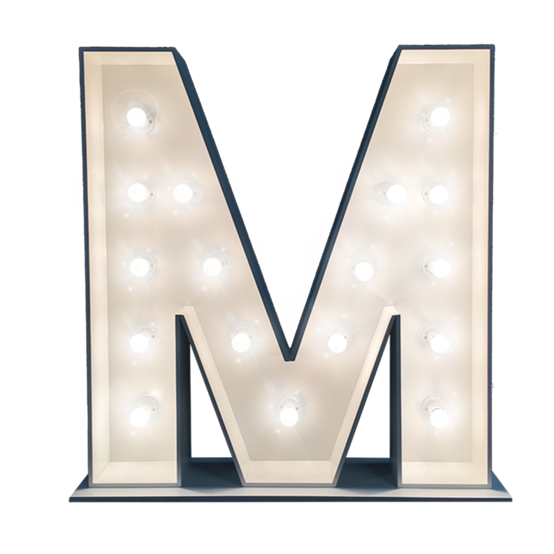 Lighting Marquee Letter Illuminated M