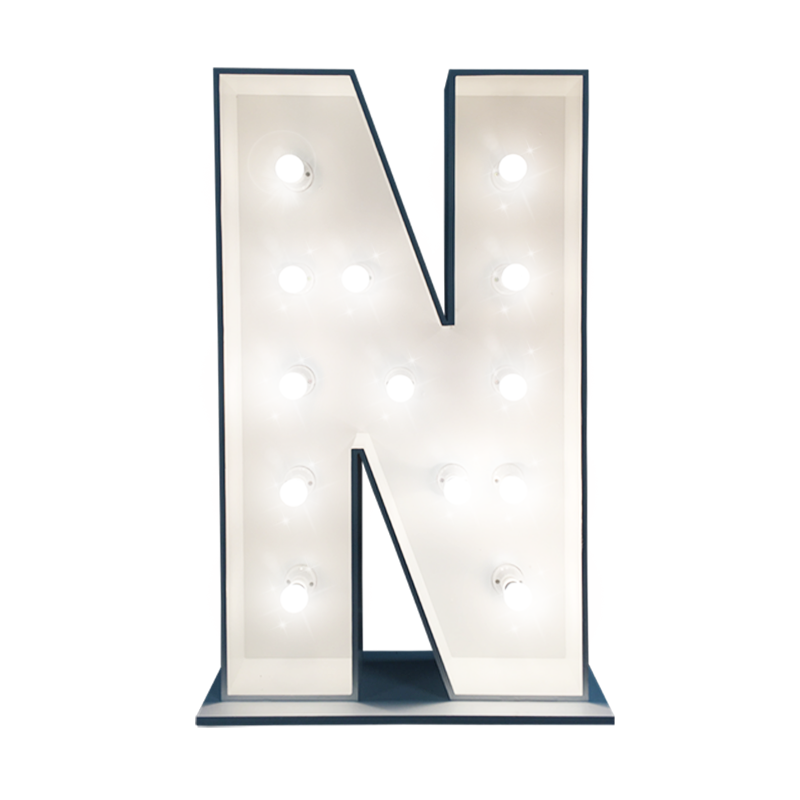 Lighting Marquee Letter Illuminated N