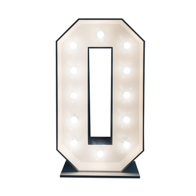 Lighting Marquee Letter Illuminated O
