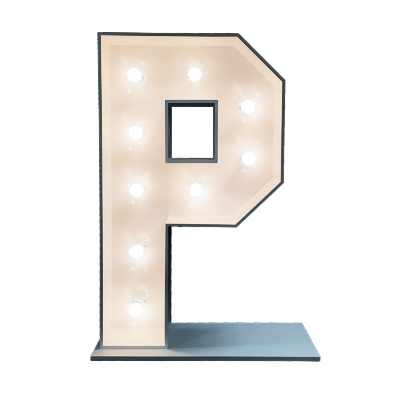 Lighting Marquee Letter Illuminated P