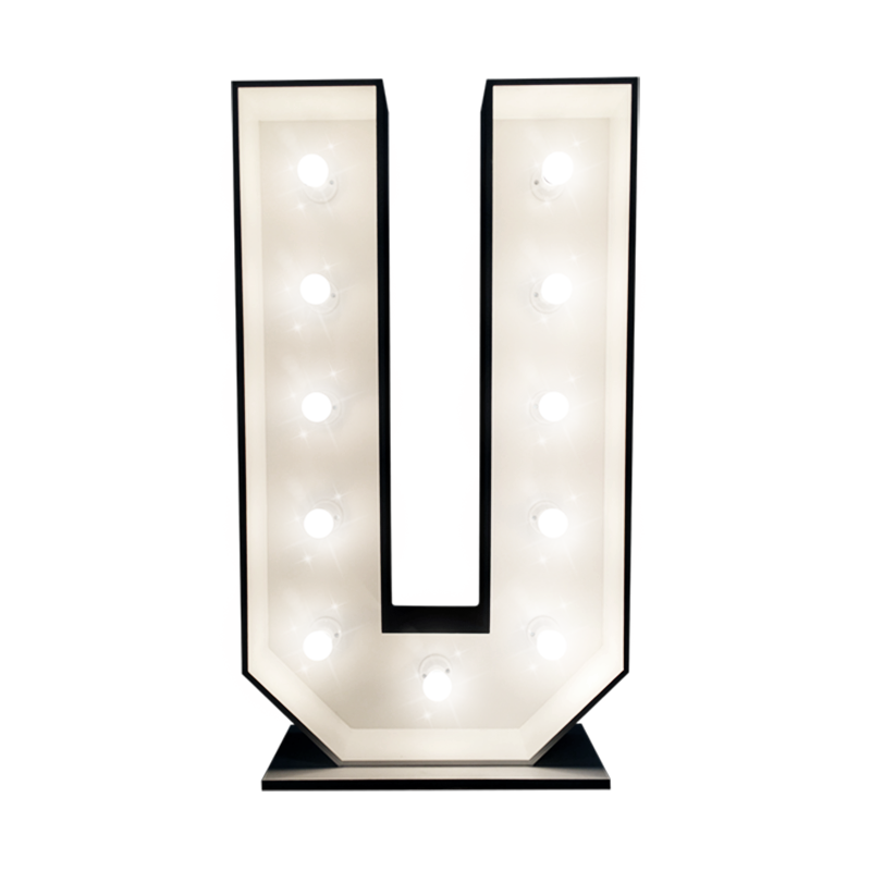 Lighting Marquee Letter Illuminated U