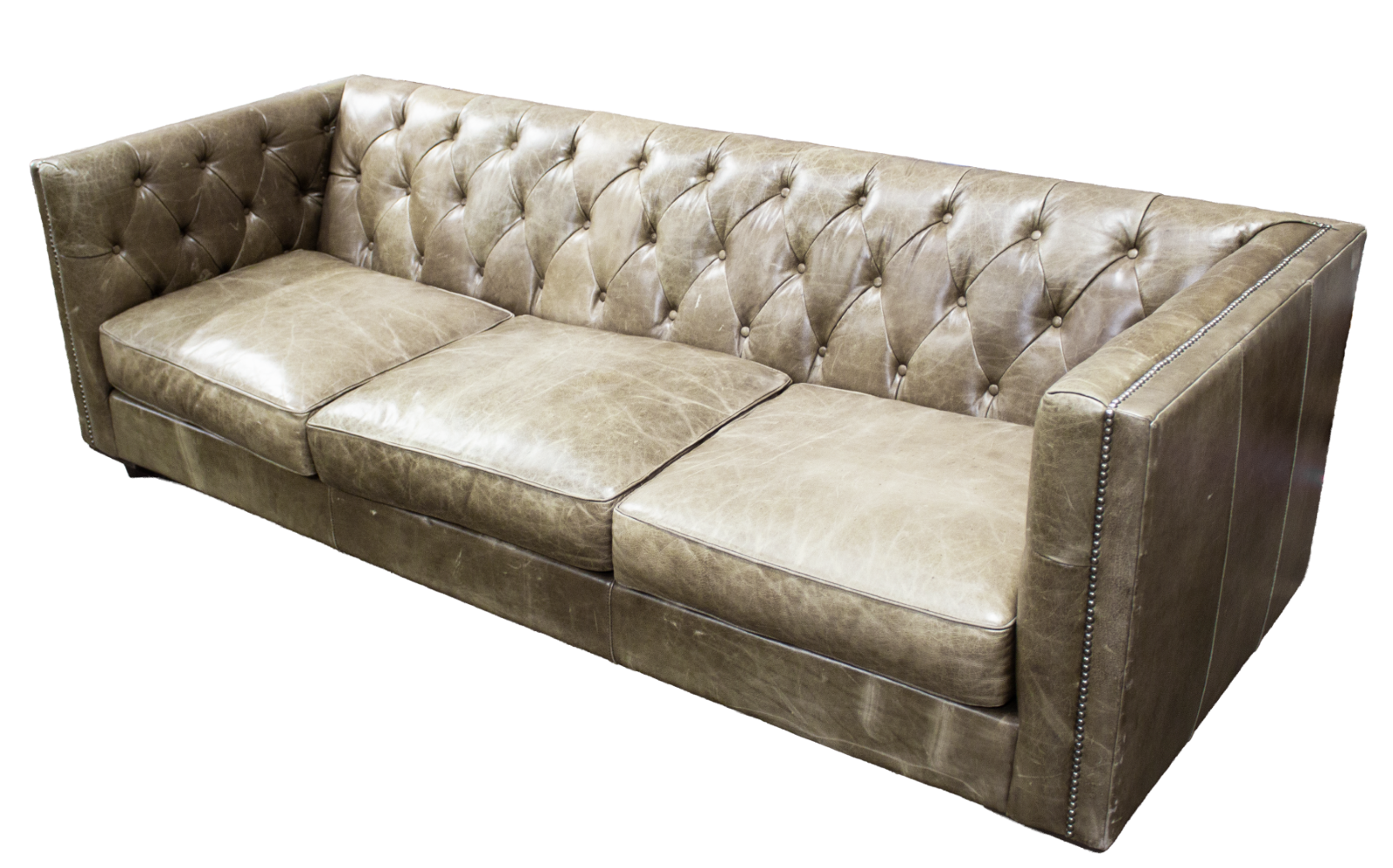 Lounge Chesterfield Leather Brown