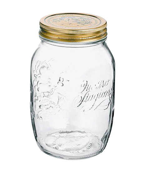 Mason Jar Glass 1L