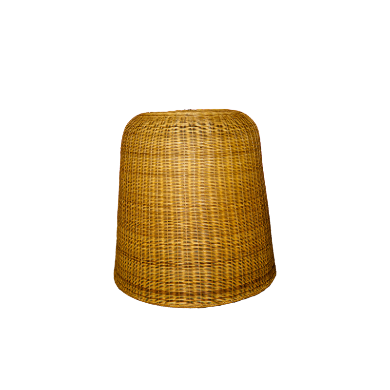 Chandelier Medium Wicker Bell Natural