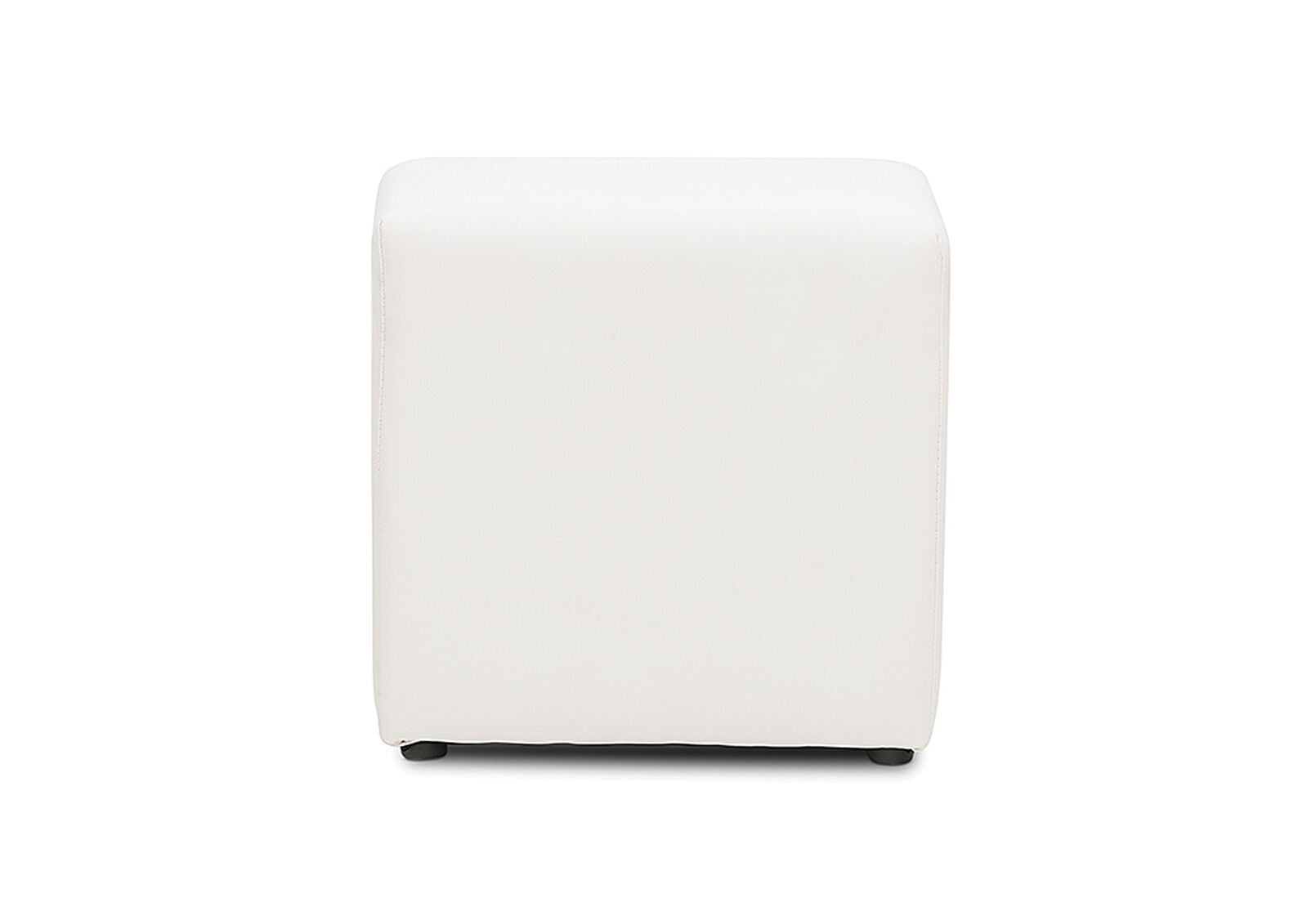 Ottoman Cube White