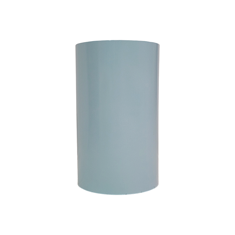 Plinth Round Metal Blue