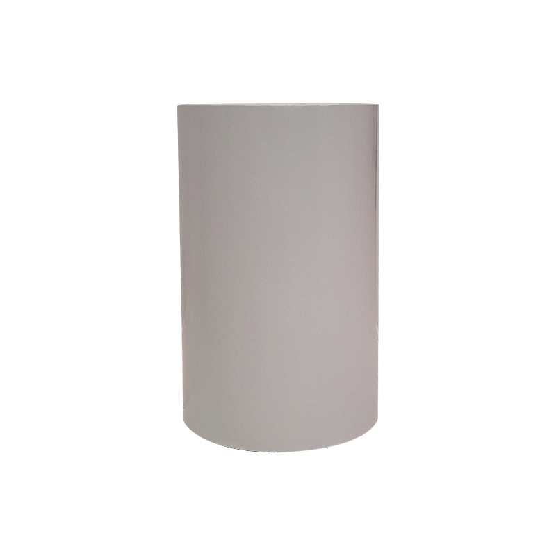 Plinth Round Metal Off-White