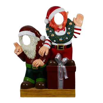 Elfie Selfie Station Resin Red Green