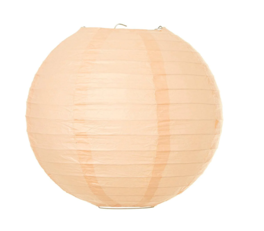 Lantern Paper Peach