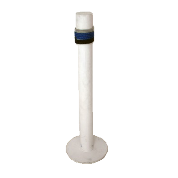 Jetty Bollard Timber White