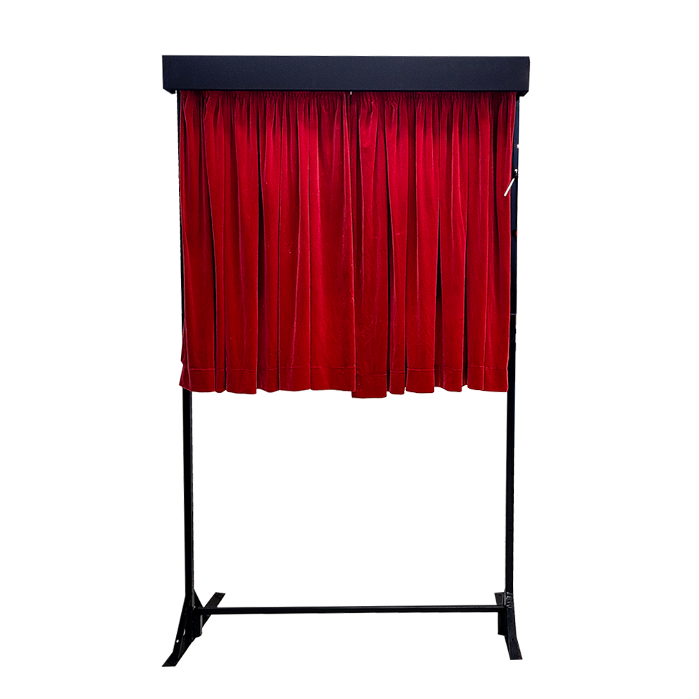 Reveal Curtain Red