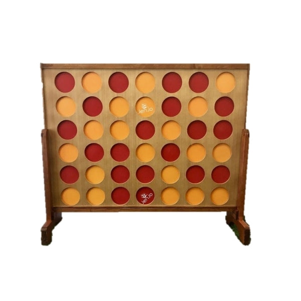 Game Giant Connect 4 Timber Red & Yellow
