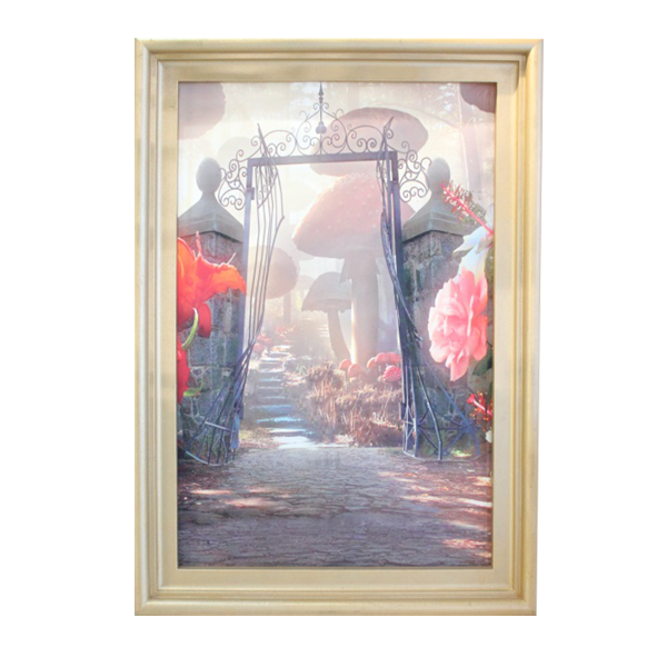 Backdrop Alice in Wonderland Frame Gold