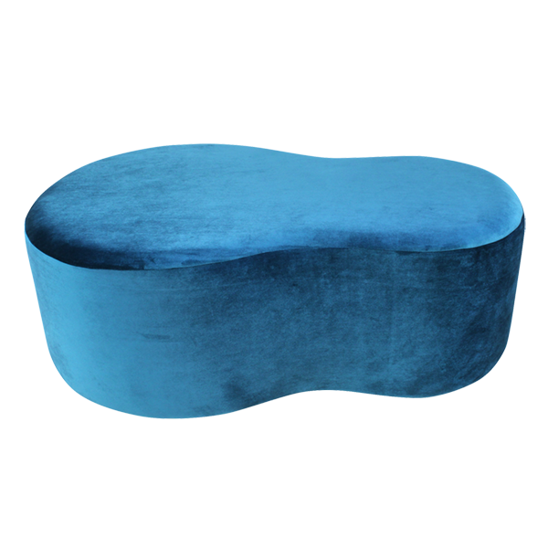 Ottoman Velvet Blue