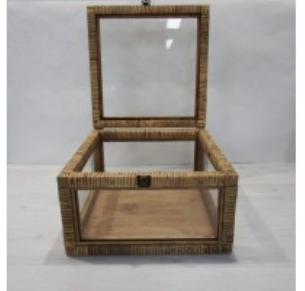 Display Box Glass & Cane