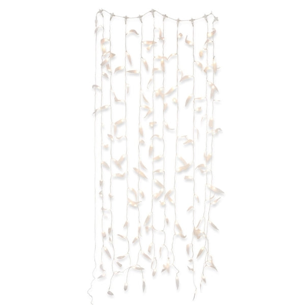 Light Curtain Eucalyptus Leaf White