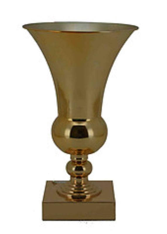 Vase Fluted Gold