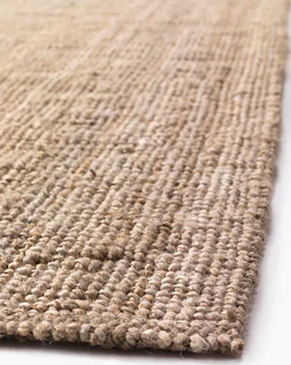 Rug Woven Jute Natural