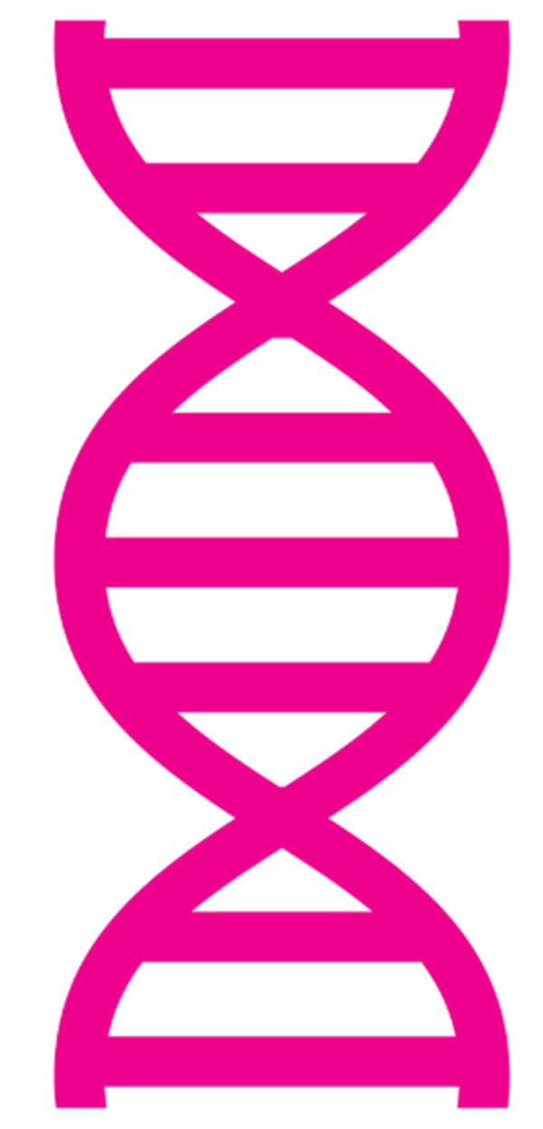 Sign DNA Acrylic Pink