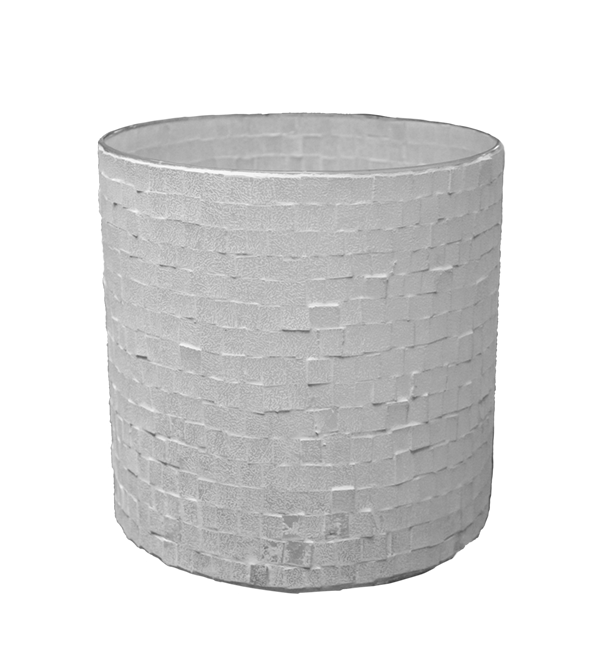 Candle Holder Tile White