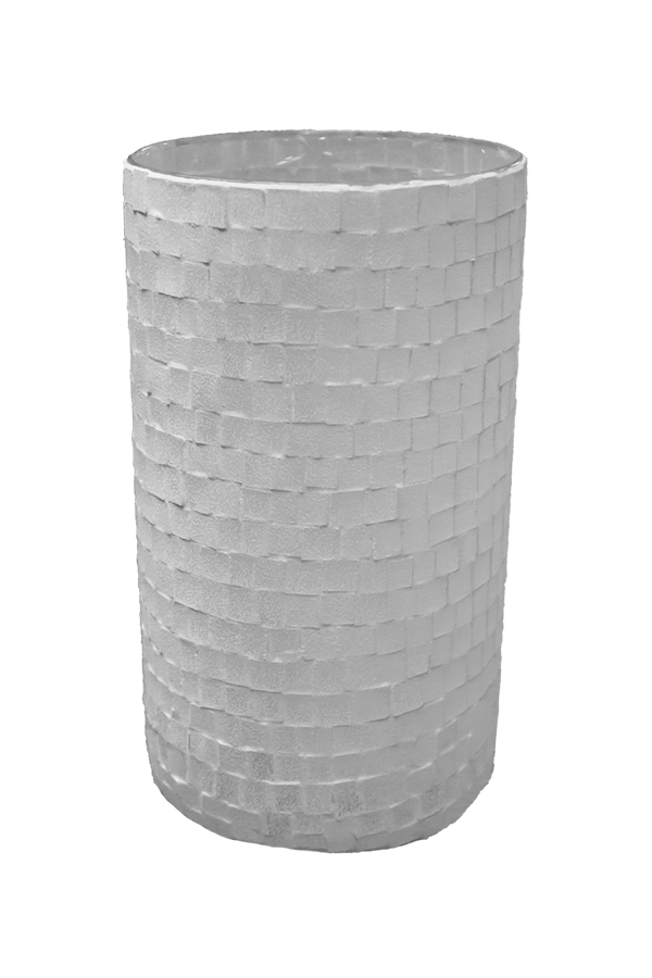 Candle Holder Tile White