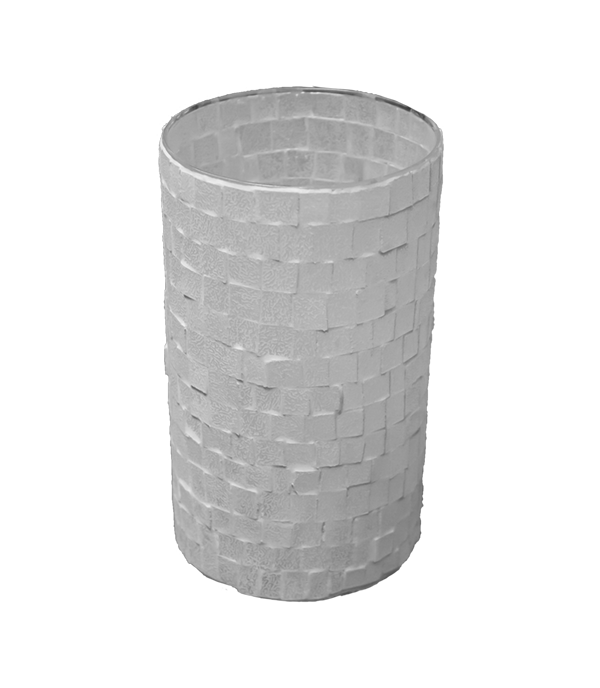 Candle Holder Tile White