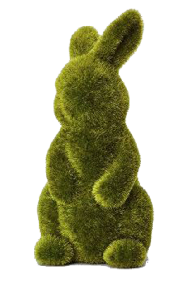 Bunny Grass Flocked Green