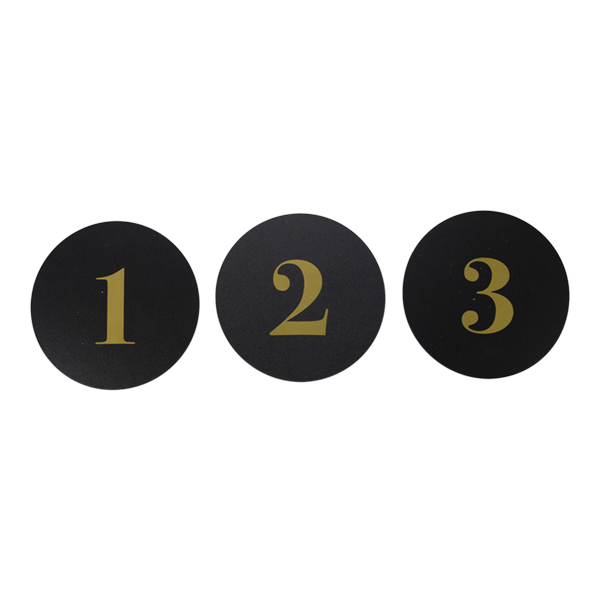 Table Number Disc Magnetic