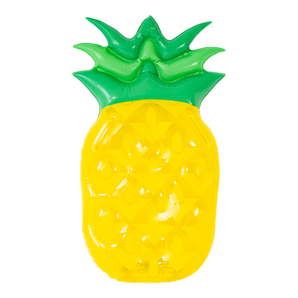 Inflatable Kick Board Pineapple Yellow