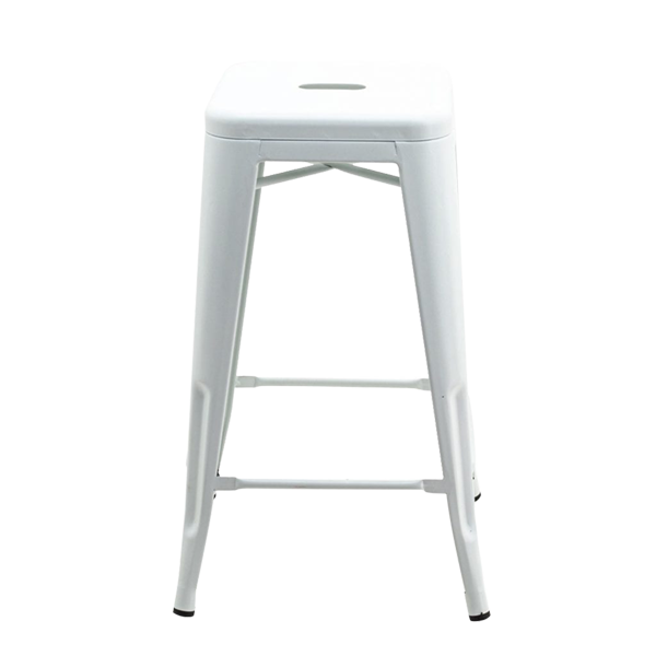 Stool Tolix Metal Off White