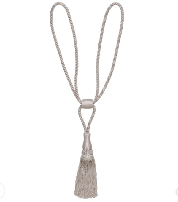 Curtain Tassel Tie Silver