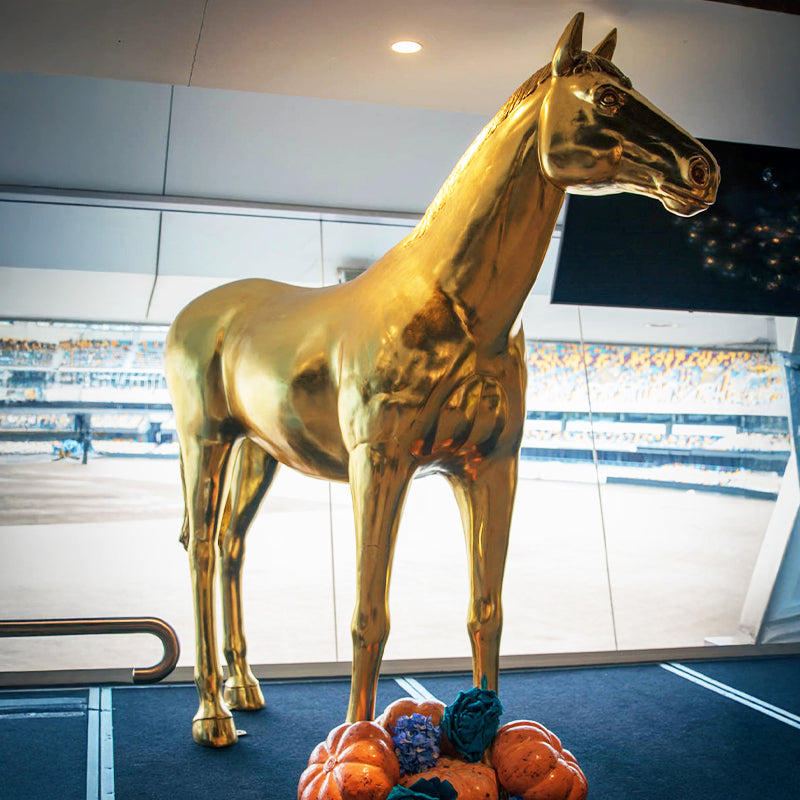 Horse Fibreglass Gold 51kg