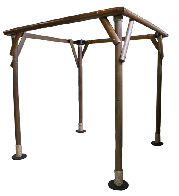 Gazebo Timber Dark Stain