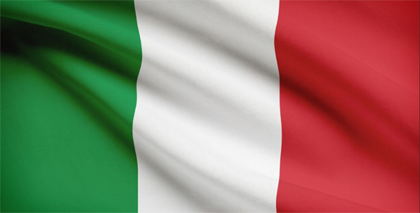 Flag Italian National Cloth