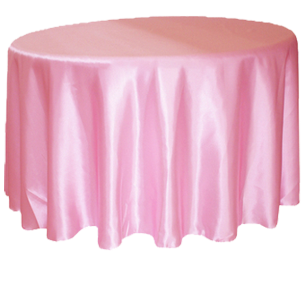 Linen Satin Overlay Pink