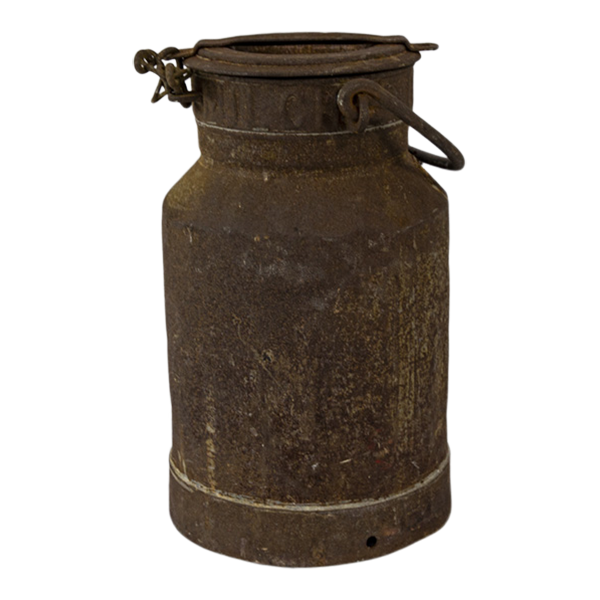 Milk Can Steel Rusty