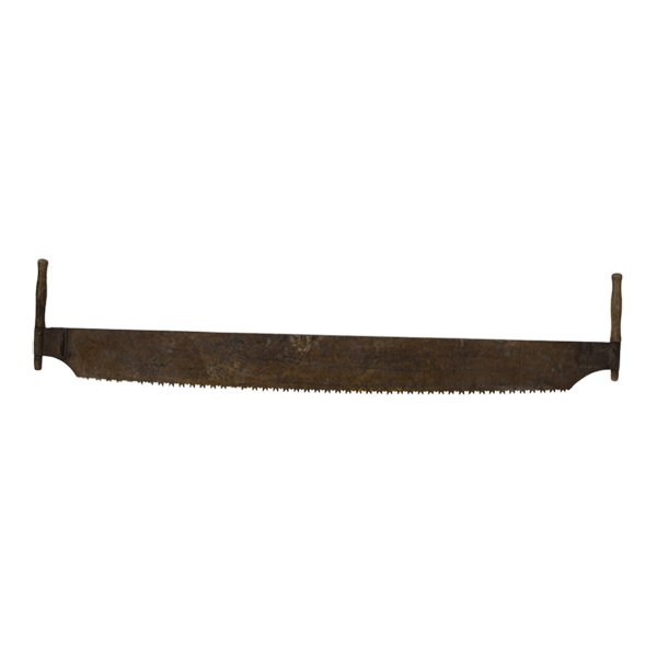 Saw Hand Rustic Metal & Timber