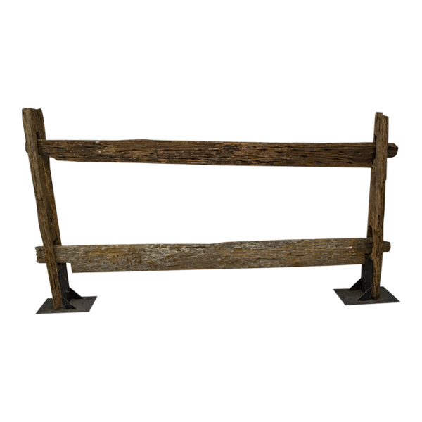 Post & Rail Set Rustic Timber 2 Post & 2 Rail