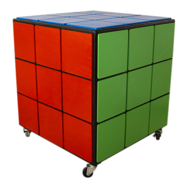 Novelty Rubik's Cube Blue Green Red & Yellow