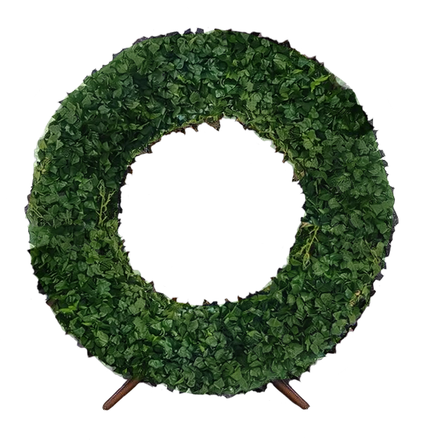 Chair O Wicker with Greenery