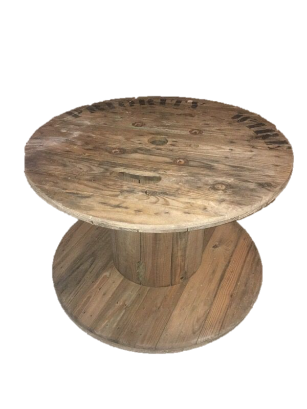 Table Spool Wood White